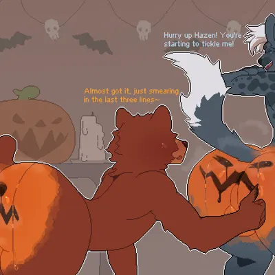 cristyfur, hazen (halloween) created by mertvykhcrows