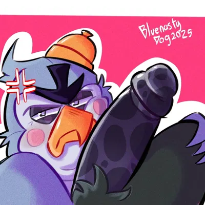 crow (brawl stars), mr.p (brawl stars) (brawl stars, supercell (company)) created by bluenastydog