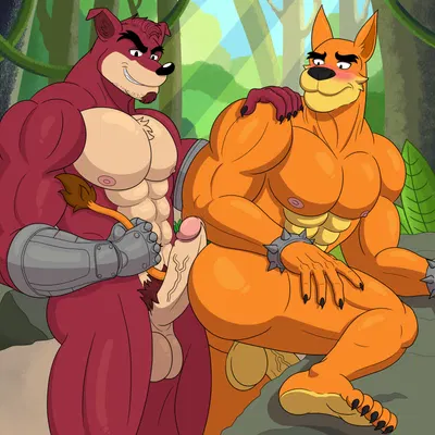 crunch bandicoot, tiny tiger (activision, crash bandicoot (series)) created by neruk