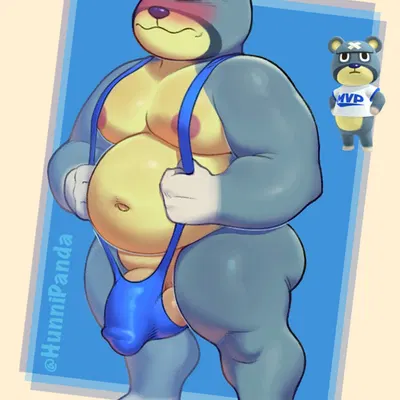 curt (animal crossing) (animal crossing, nintendo) created by hunnipanda