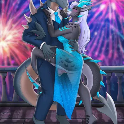 cyrex (gdragv), sophia (gdragv) (mythology, new year) created by chia mio