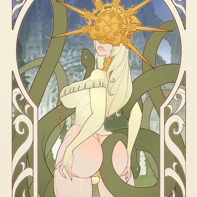 dark sun gwyndolin (dark souls, fromsoftware) created by turk128