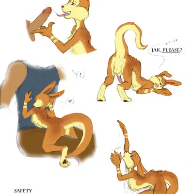 daxter, jak (jak and daxter) (jak and daxter, naughty dog) created by zetht