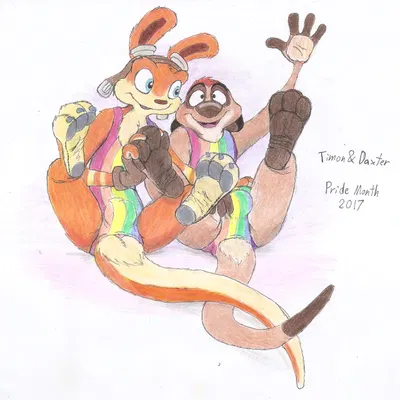 daxter, timon (disney, jak and daxter) created by timon-berkowitz