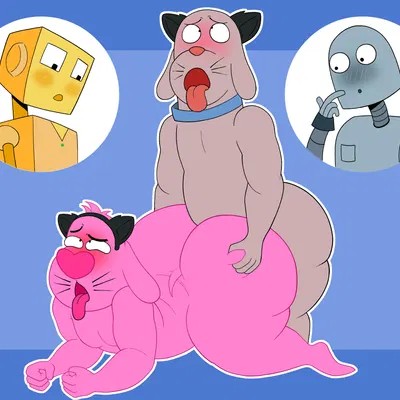 dog (robot dreams), lovehound, robot (robot dreams) (robot dreams, telegram) created by itsme hilo