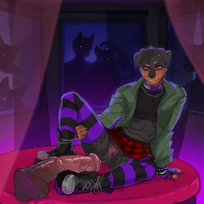 donovan the rottie created by toby the ghost