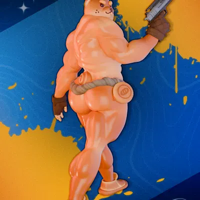 doughberman (epic games, fortnite) created by melongoat3d