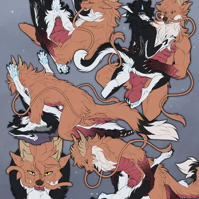 draixen (scaledfox), ender (endermoonfur) (mythology) created by endermoonfur