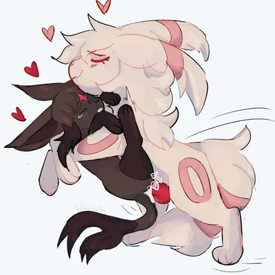 eclipse (ayceedee), hope (bloowolfy) (nintendo, pokemon) created by bloowolfy