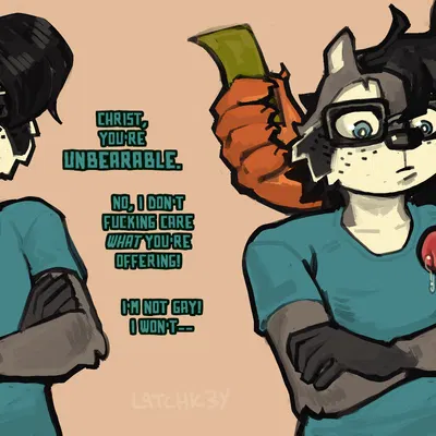 evan (latchk3y), meshka (la ninya) created by latchk3y