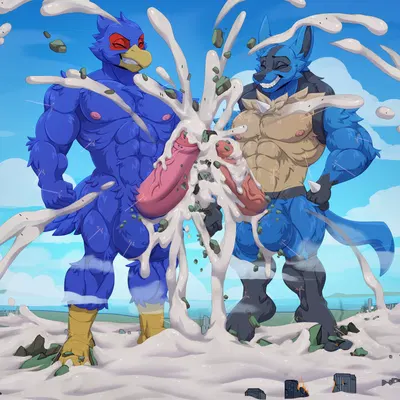 falco lombardi (nintendo, pokemon) created by xnirox