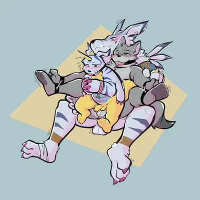 fan character (bandai namco, digimon) created by tohfu