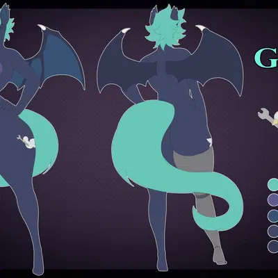 fan character, gem (ballad) (hasbro, my little pony) created by sadflowerhappy