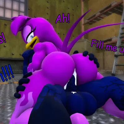 fan character, thunder (juicyducksfm), wave the swallow (sega, sonic riders) created by juicyducksfm