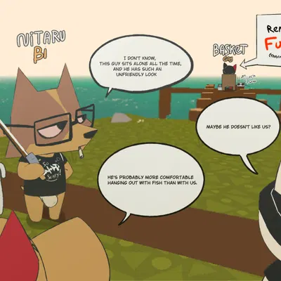 fan character (webfishing) created by remiman