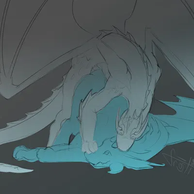 farath, frosti (frostidragon) (european mythology, mythology) created by frostidragon