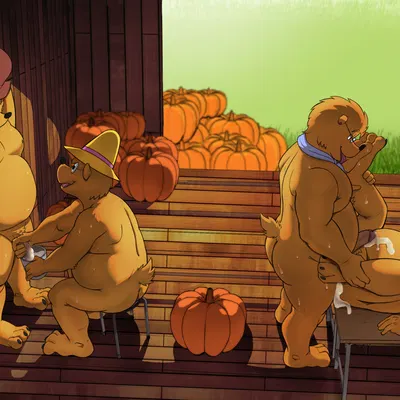 farmer ben (berenstain bears), gramps grizzly (berenstain bears), grizzly gus (berenstain bears) (berenstain bears) created by seyrmo