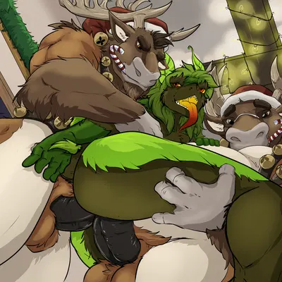 fel (rakshajareth), samson baxter (pandottermon) (christmas) created by pandottermon