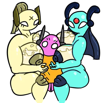 five pebbles (rain world), looks to the moon (rain world), sliver of straw (rain world) (rain world, videocult) created by iloveslutyshortstax