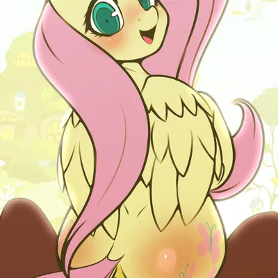 fluttershy (mlp) (friendship is magic, hasbro) created by alexc