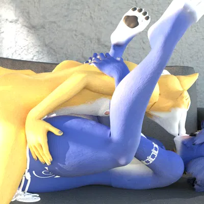 fox mccloud, krystal (star fox) (nintendo, star fox) created by vibingbeast