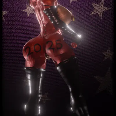 foxy (fnaf) (five nights at freddy's, new year) created by rubikon (artist)