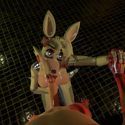 foxy (fnaf), mangle (fnaf) (five nights at freddy's, five nights at freddy's 2) created by mikabb