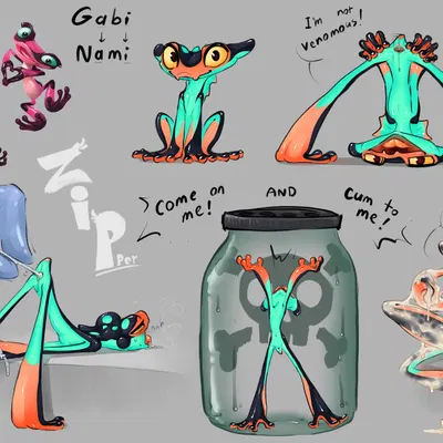 gabi (rio), nami (zipper 7z) (blue sky studios, rio (series)) created by zipper 7z