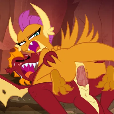 garble (mlp), smolder (mlp) (friendship is magic, hasbro) created by metalhead97