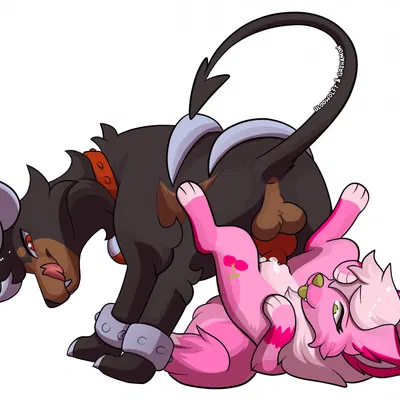 gashadog (nintendo, pokemon) created by bloowolfy, gashamon (artist)