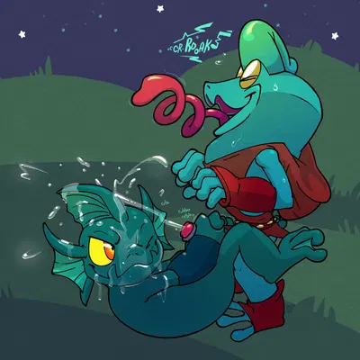 gill grunt (skylanders), wu (gigantic) (activision, gigantic) created by argon vile