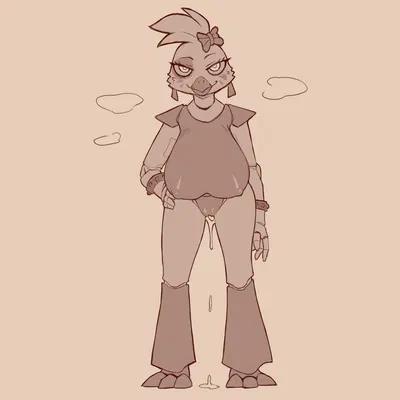 glamrock chica (five nights at freddy's, five nights at freddy's: security breach) created by cold-blooded-twilight