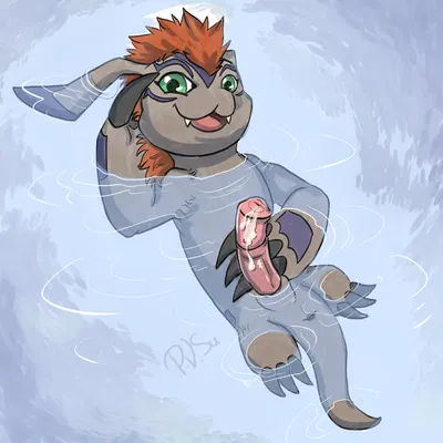 gom (bandai namco, digimon) created by p.v.su