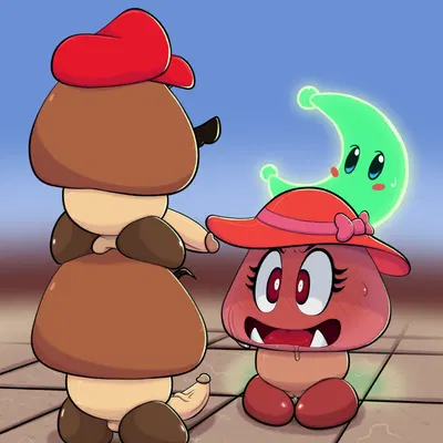 goombette, mario (mario bros, nintendo) created by four-pundo