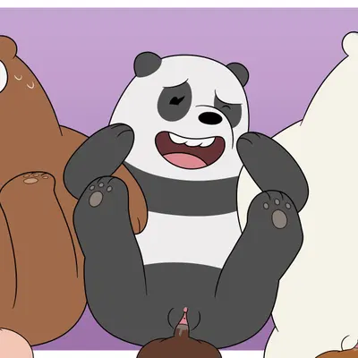 grizzly (we bare bears), ice bear (we bare bears), panda (we bare bears) (cartoon network, we bare bears) created by 39coit