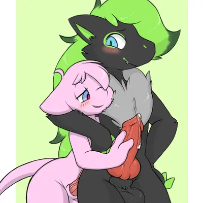 growly (mr.growly), myuu (rivvoncat) (nintendo, pokemon) created by rivvoncat