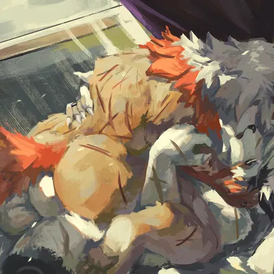 hung (arknights), von lycaon (arknights, asian mythology) created by plainprisms