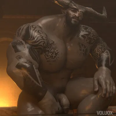 iron bull (bioware, dragon age) created by voluox