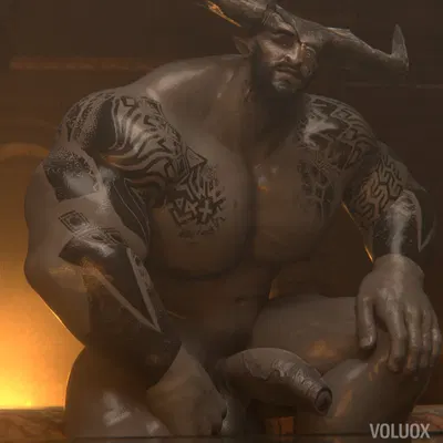 iron bull (bioware, dragon age) created by voluox