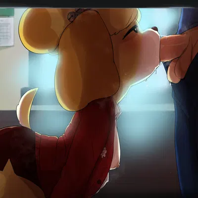 isabelle (animal crossing) (animal crossing, nintendo) created by mdthetest
