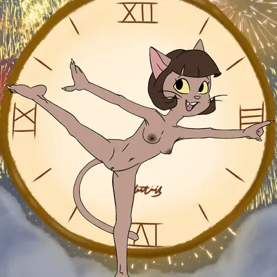 ivy pepper (lackadaisy, new year) created by dbaru, third-party edit