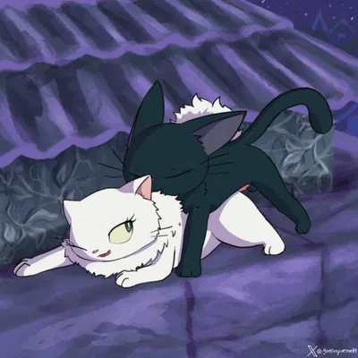 jiji (kds), lily (kds) (ghibli, kiki's delivery service) created by godforgiveme4