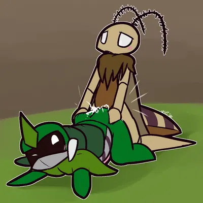 kabbu (bug fables), neo (bug fables) (bug fables, moonsprout games) created by ultilix