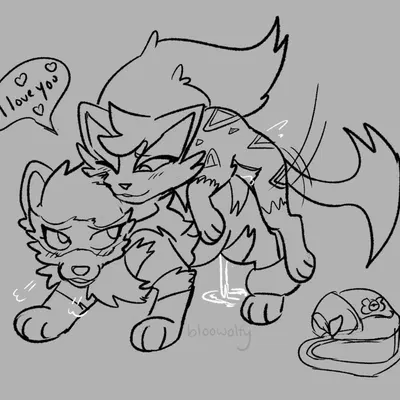 kaden (mudasnake) (nintendo, pokemon) created by bloowolfy