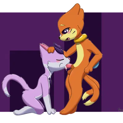 kai (mr.smile), miu (feeshyartist) (nintendo, pokemon) created by feeshyartist