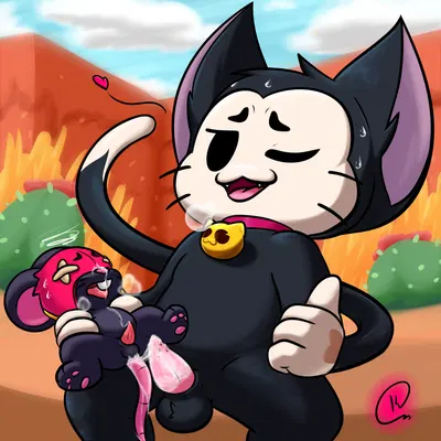 kit (brawl stars), moe (brawl stars) (brawl stars, supercell (company)) created by kakau221