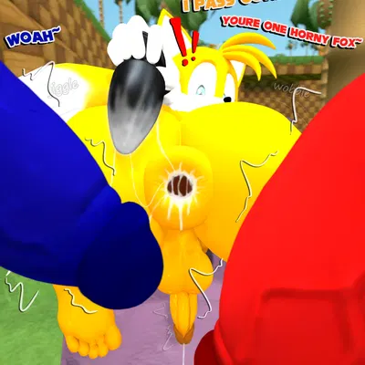 knuckles the echidna, miles prower, sonic the hedgehog (sega, sonic the hedgehog (series)) created by neotaurus