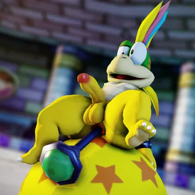 koopaling, lemmy koopa (mario bros, nintendo) created by okami-san1500 (artist)