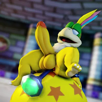 koopaling, lemmy koopa (mario bros, nintendo) created by okami-san1500 (artist)