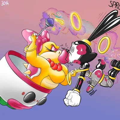 koopaling, wendy o. koopa (mario bros, nintendo) created by eternitythelabb0